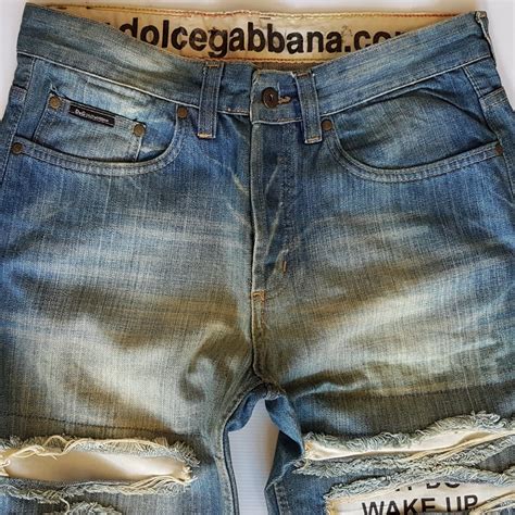 dolce gabbana distressed jeans|Dolce & Gabbana vintage jeans.